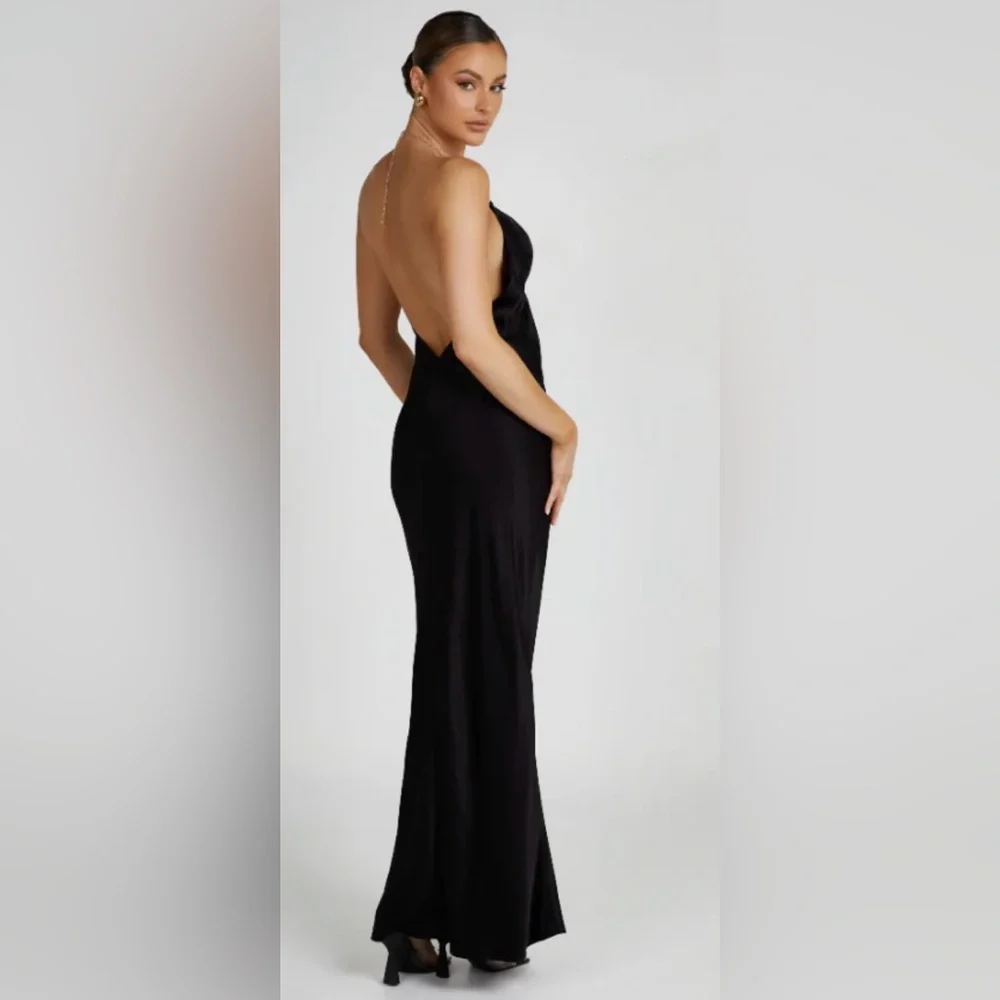 Meshki Black Maxi Dress - Picture 2 of 16